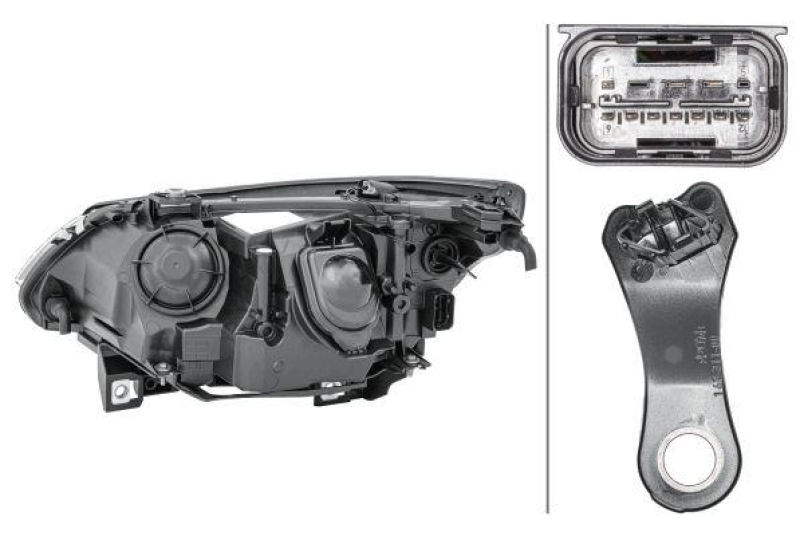 HELLA 1LL 009 449-041 Heckscheinwerfer rechts Halogen BMW
