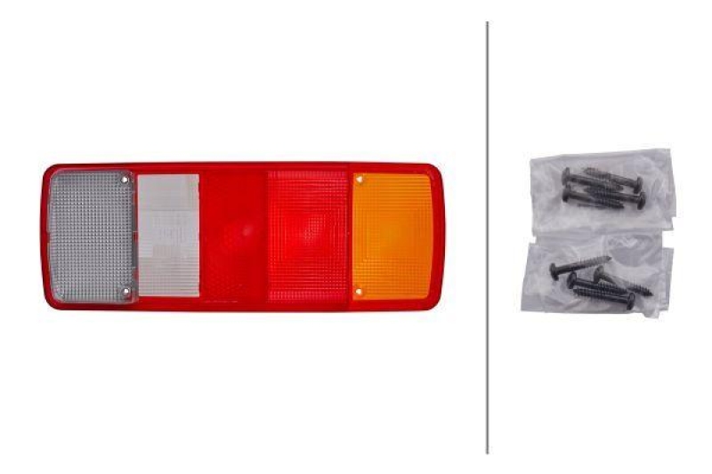 HELLA 9EL 122 689-051 Lichtscheibe Heckleuchte