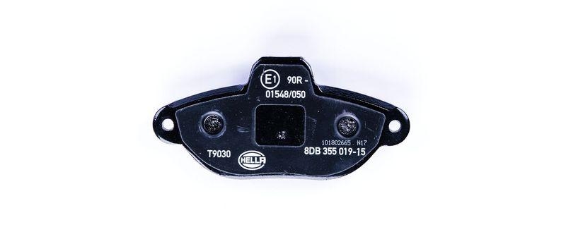 HELLA 8DB 355 019-151 Bremsbelagsatz, Scheibenbremsbelag f&uuml;r FIAT/LANCIA