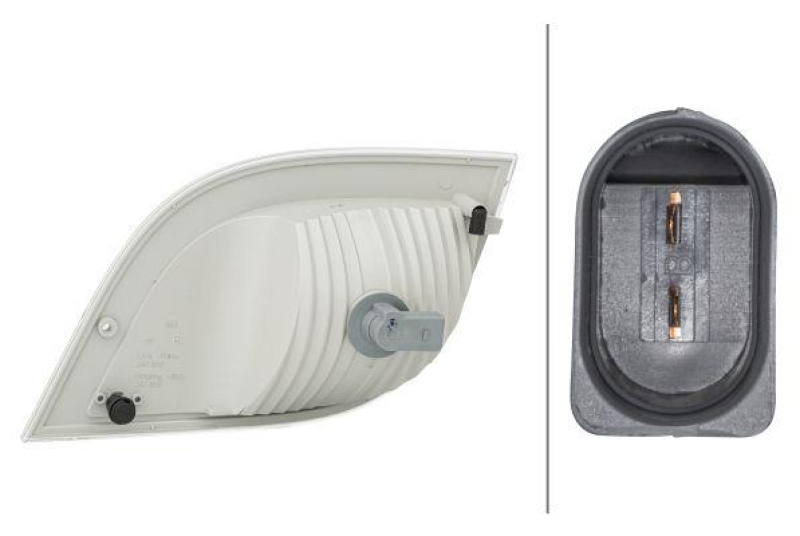 HELLA 2BA 247 016-041 Blinkleuchte rechts Halogen MB