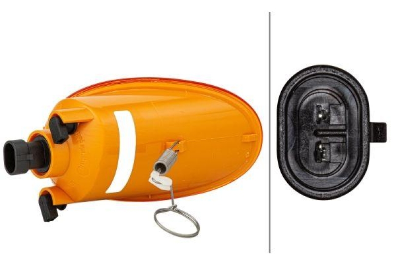 HELLA 2BA 270 016-031 Blinkleuchte links Halogen FIAT