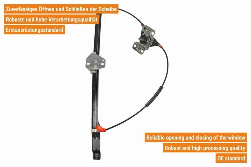VAICO V10-6136 Fensterheber Manuell vorne rechts f&uuml;r VW