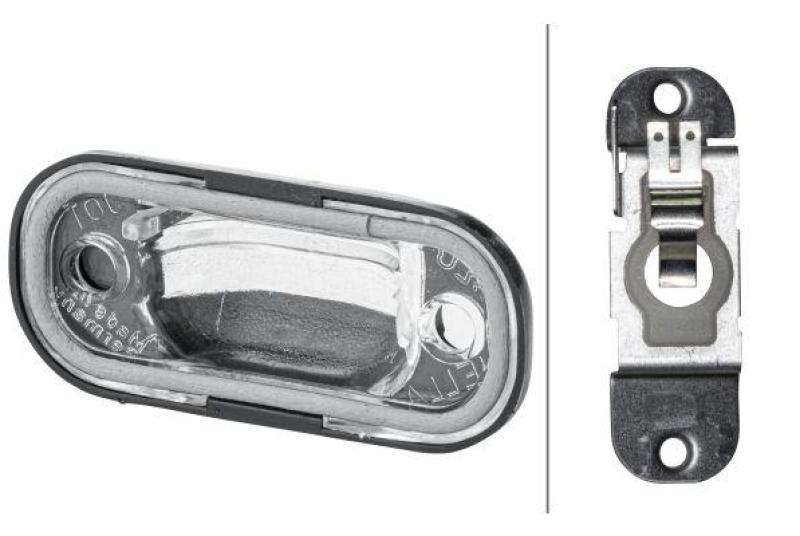 HELLA 2KA 002 445-111 Kennzeichenleuchte links/rechts Halogen VW