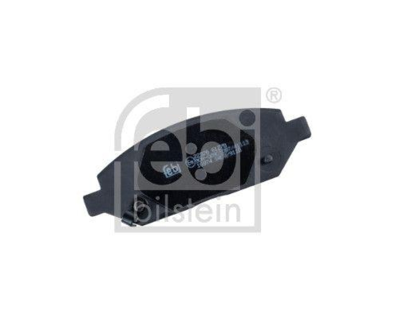 FEBI BILSTEIN 16974 Bremsbelagsatz mit Befestigungsmaterial f&uuml;r Vauxhall