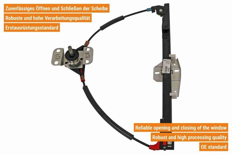 VAICO V10-6140 Fensterheber Manuell hinten rechts f&uuml;r VW