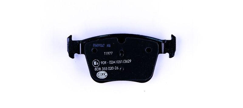 HELLA 8DB 355 020-261 Bremsbelagsatz, Scheibenbremsbelag für AUDI/AUDI (FAW)/SKODA/...