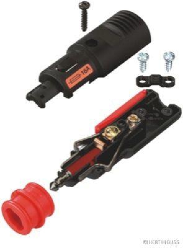HERTH+BUSS 51306132 Stecker 1-polig, 8 A, 12 - 24 V, ohne Sicherung