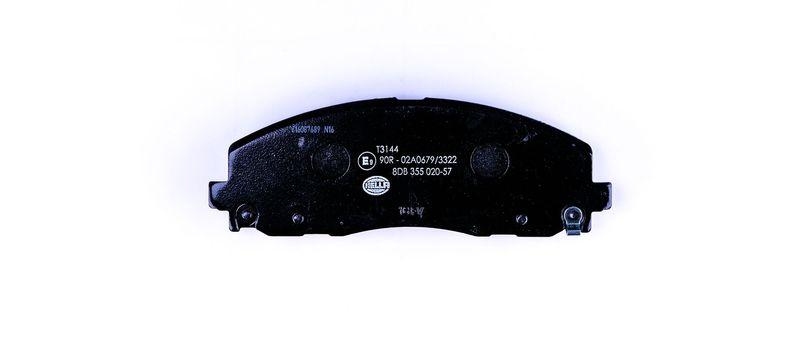 HELLA 8DB 355 020-571 Bremsbelagsatz, Scheibenbremsbelag für FIAT/CHRYSLER/LANCIA