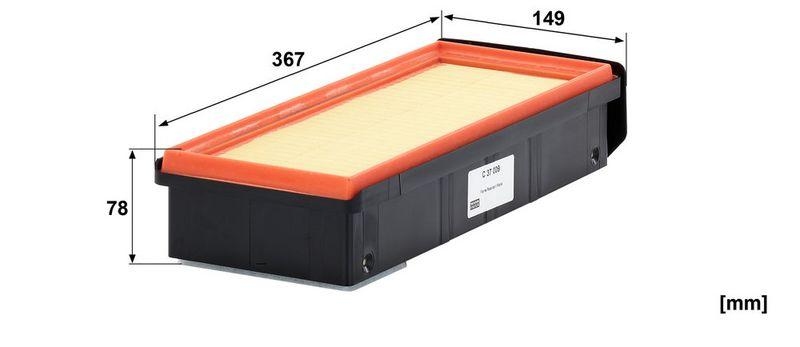 MANN-FILTER C 37 009 Luftfilter f&uuml;r BMW