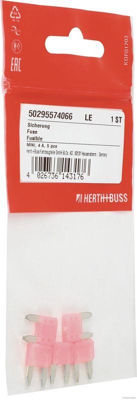 HERTH+BUSS 50295574066 Sicherung MINI, 4 A, 5 pcs