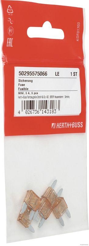 HERTH+BUSS 50295575066 Sicherung MINI, 5 A, 5 pcs