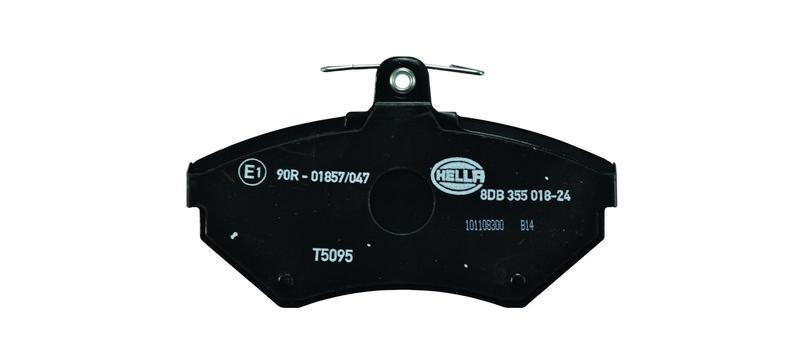 HELLA 8DB 355 018-241 Bremsbelagsatz, Scheibenbremsbelag f&uuml;r VW/SEAT