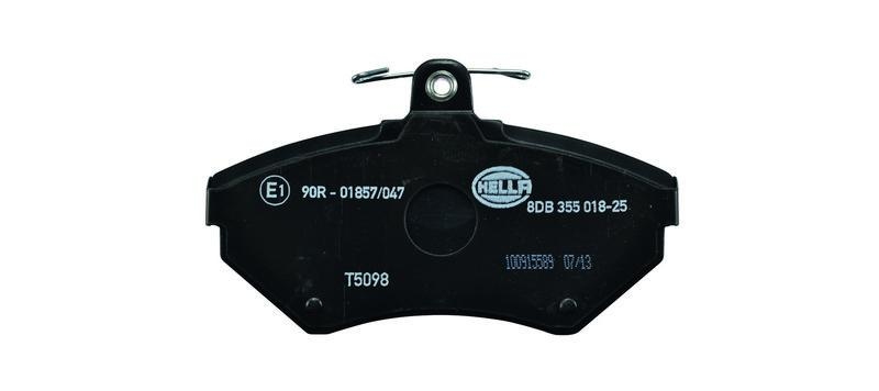 HELLA 8DB 355 018-251 Bremsbelagsatz, Scheibenbremsbelag f&uuml;r AUDI/VW