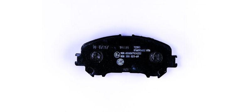 HELLA 8DB 355 021-691 Bremsbelagsatz, Scheibenbremsbelag f&uuml;r NISSAN QASHQAI II