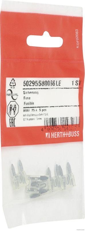 HERTH+BUSS 50295580066 Sicherung MINI, 25 A, 5 pcs
