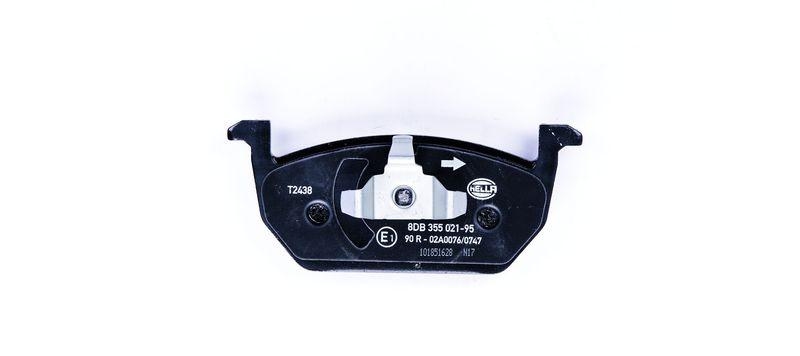 HELLA 8DB 355 021-951 Bremsbelagsatz, Scheibenbremsbelag f&uuml;r AUDI/AUDI (FAW)/SEAT/...