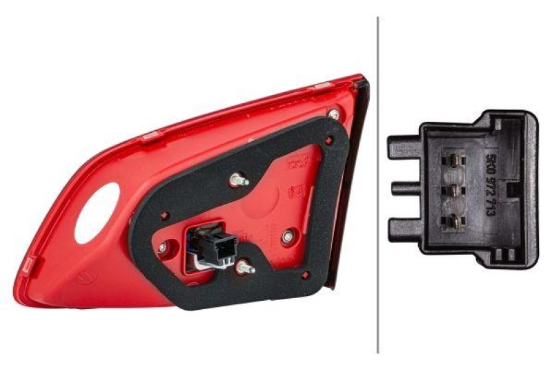 HELLA 2SB 010 747-051 Heckleuchte links LED VW