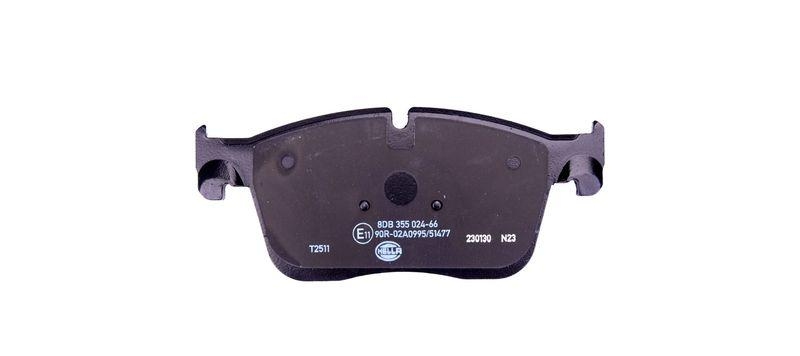 HELLA 8DB 355 024-661 Bremsbelagsatz, Scheibenbremsbelag f&uuml;r JAGUAR