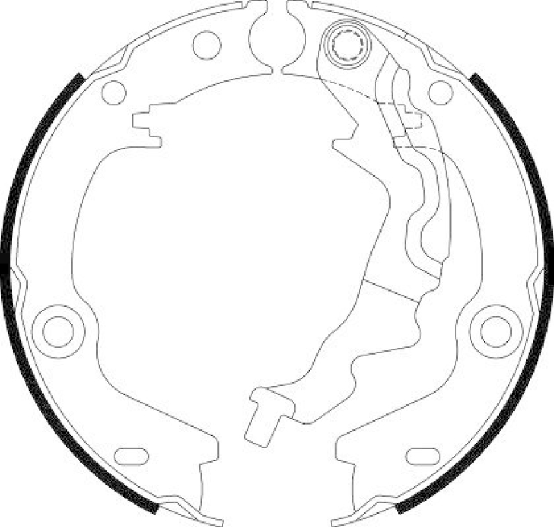 HELLA 8DA 355 050-181 Bremsbackensatz f&uuml;r KIA/HYUNDAI