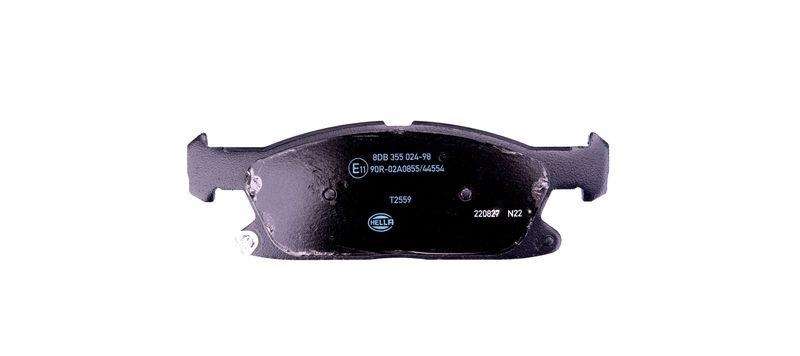 HELLA 8DB 355 024-981 Bremsbelagsatz, Scheibenbremsbelag f&uuml;r FORD/FORD USA