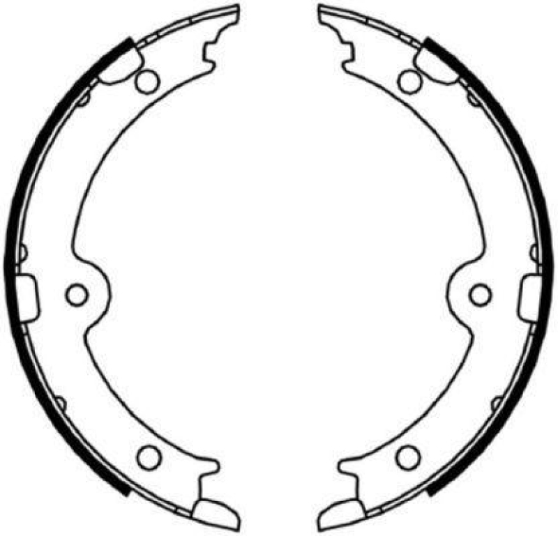 HELLA 8DA 355 050-191 Bremsbackensatz f&uuml;r LEXUS