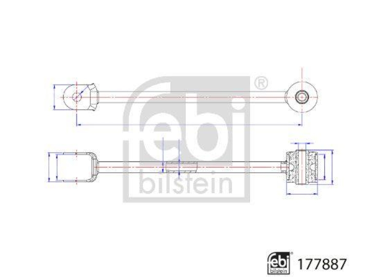 FEBI BILSTEIN 177887 Querlenker f&uuml;r NISSAN