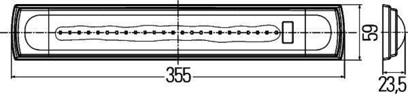 HELLA 2JA 007 373-327 Innenraumleuchte LED