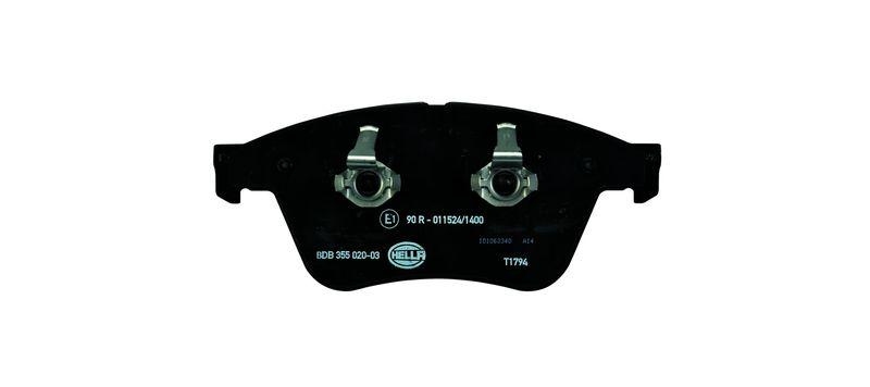 HELLA 8DB 355 020-031 Bremsbelagsatz, Scheibenbremsbelag f&uuml;r MB