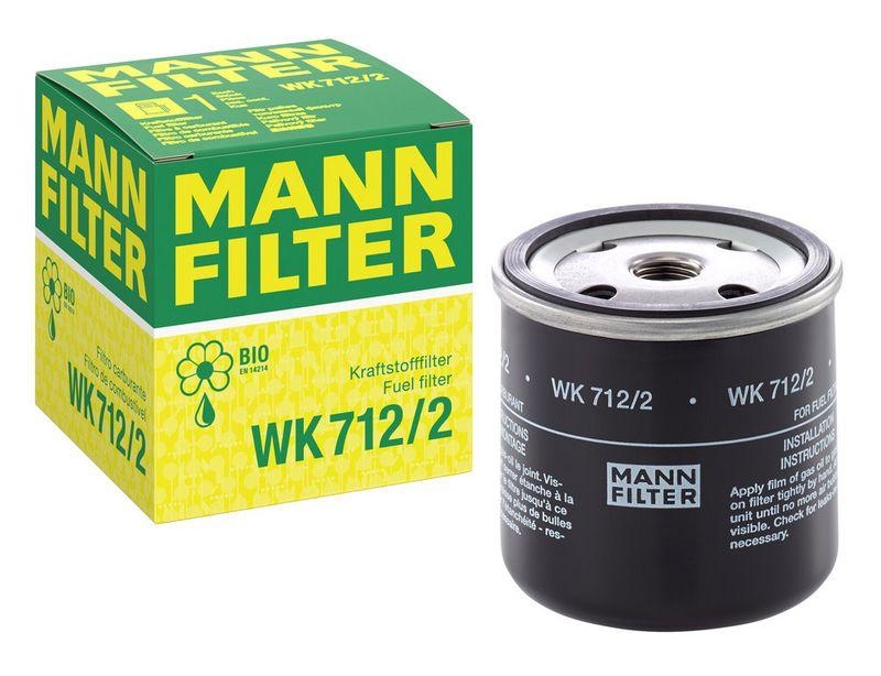 MANN-FILTER WK 712/2 Kraftstoffilter f&uuml;r Deutz/Fahr/KHD