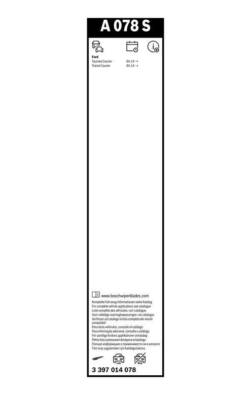 B-Ware BOSCH 3 397 014 078 Wischblatt A078S Aerotwin Scheibenwischer 700/380 mm