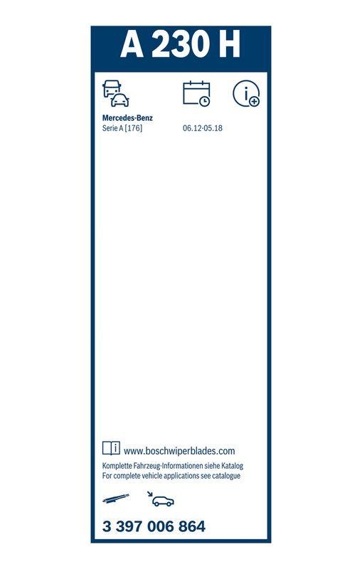 B-Ware BOSCH 3 397 006 864 Wischblatt A230H Aerotwin Rear Scheibenwischer 240 mm