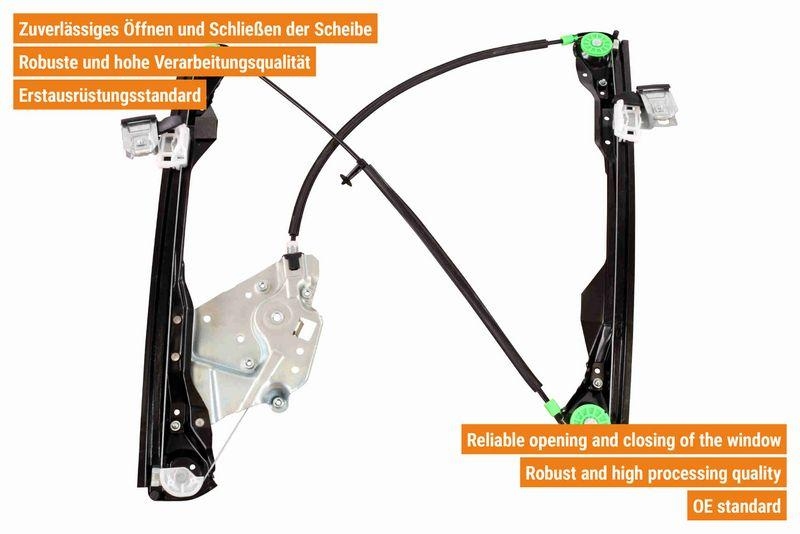 VAICO V25-0203 Fensterheber elektrisch 2 -T&uuml;rer vorne links, ohne K f&uuml;r FORD