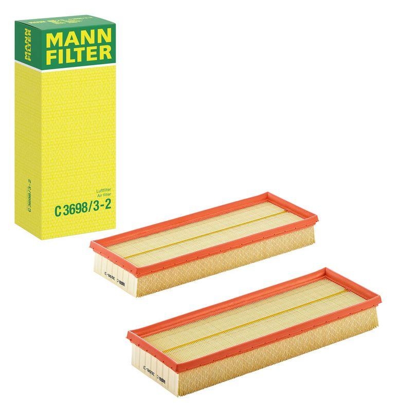 MANN-FILTER C 3698/3-2 Luftfilter f&uuml;r Mercedes-Benz
