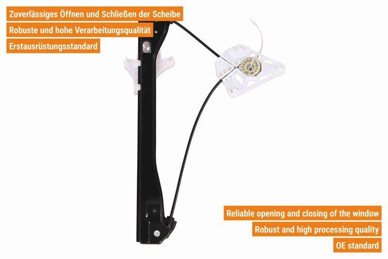 VAICO V10-7606 Fensterheber elektrisch hinten links f&uuml;r SKODA