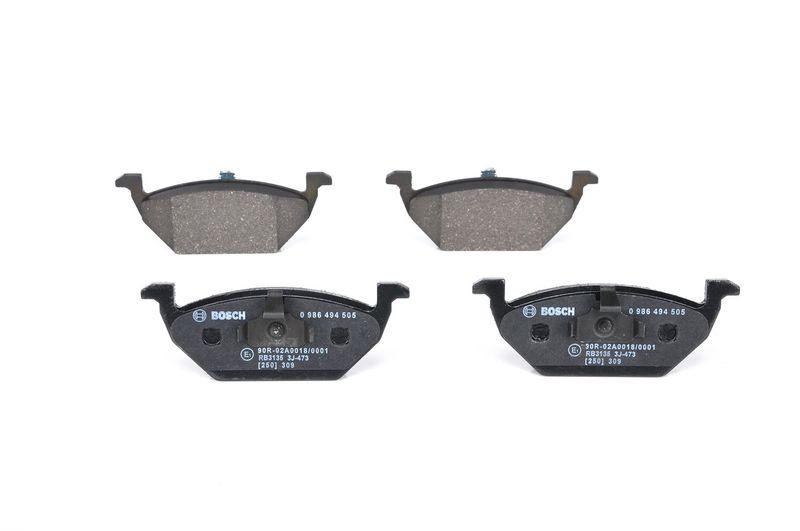 BOSCH 0 986 494 505 Bremsbelagsatz Scheibenbremse