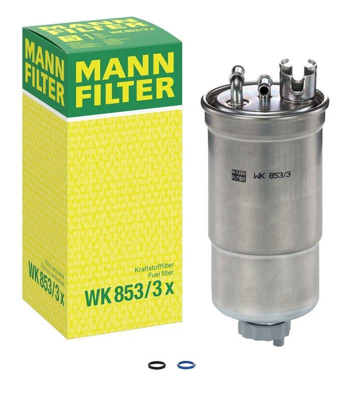 MANN-FILTER WK 853/3 x Kraftstoffilter f&uuml;r VW
