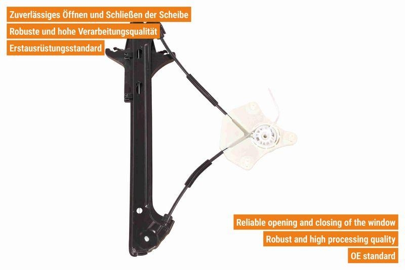 VAICO V10-7622 Fensterheber elektrisch hinten links f&uuml;r VW