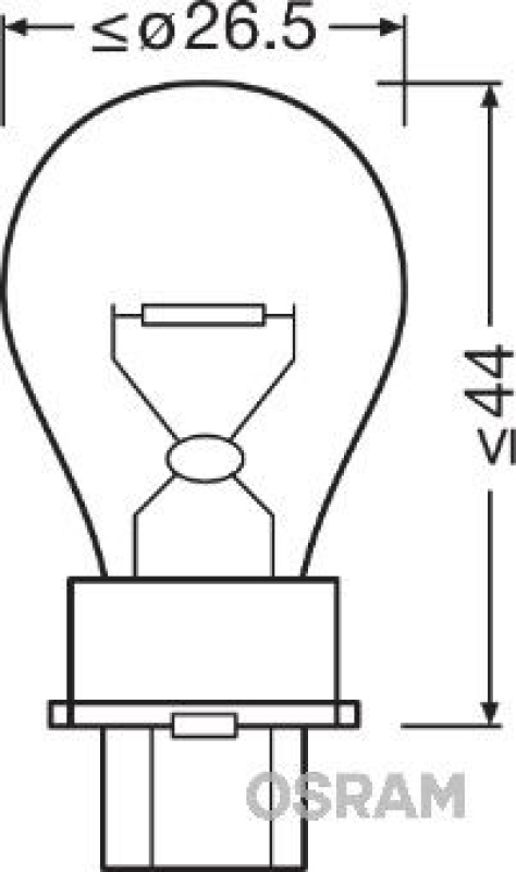 OSRAM 3156 Glühbirne Blinkerlampe 12V 27W