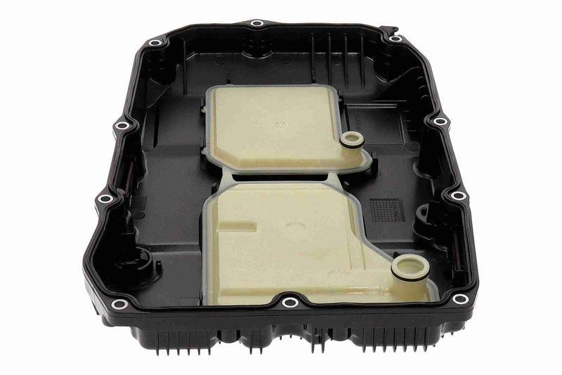 VAICO V30-2682 Ölwanne, Automatikgetriebe 9-Gang (9G-Tronic) mit Filter, mit Schra für MERCEDES-BENZ