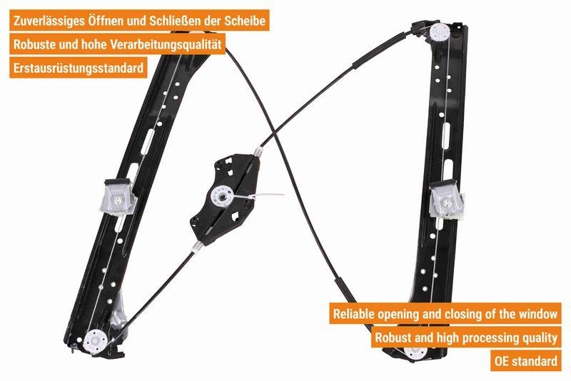 VAICO V10-7655 Fensterheber elektrisch vorne links f&uuml;r VW