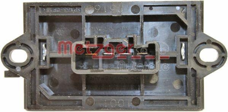 METZGER 0917269 Widerstand, Innenraumgebl&auml;se f&uuml;r NISSAN