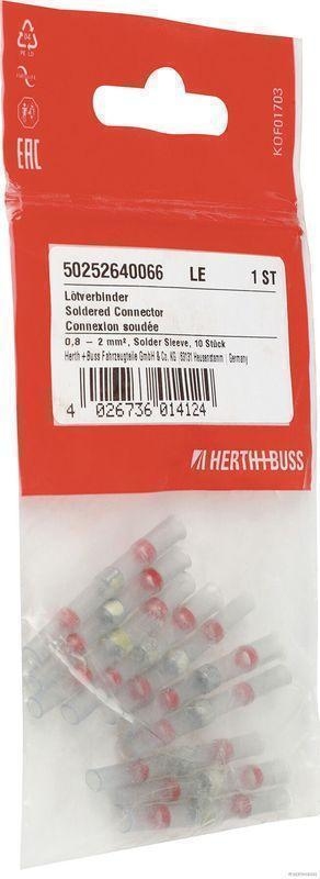 HERTH+BUSS 50252640066 Lötverbinder 0,8 - 2 mm², Solder Sleeve, 10 Stück