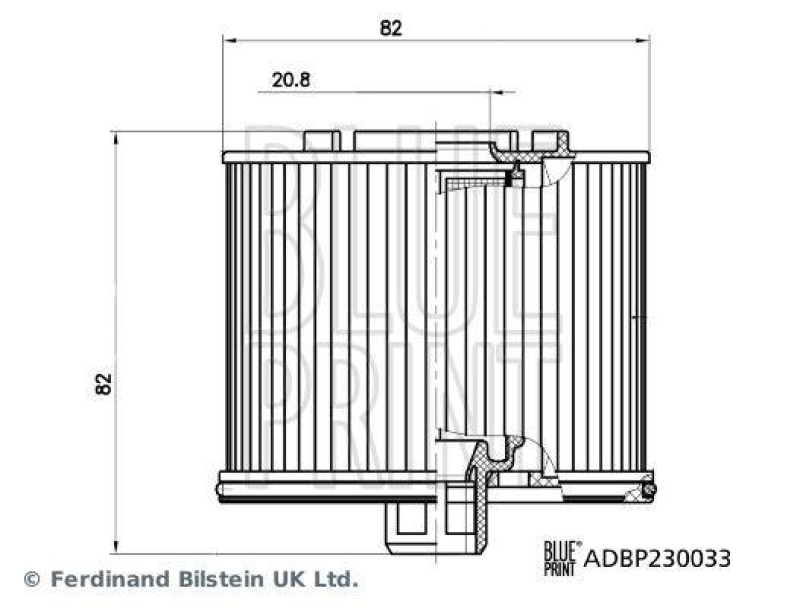 BLUE PRINT ADBP230033 Kraftstofffilter mit Dichtring für CITROEN