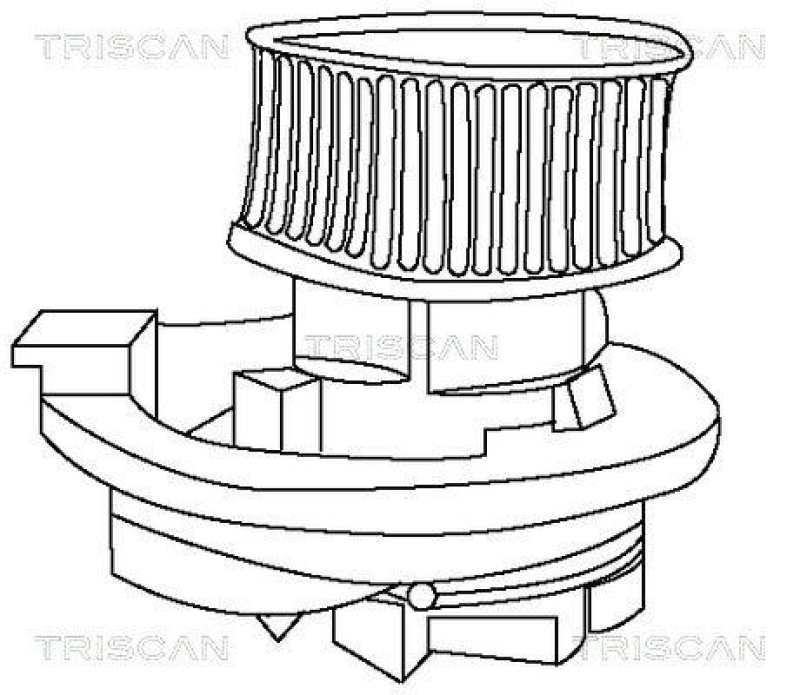 TRISCAN 8600 24001 Wasserpumpe für Opel Astra,Calibra,Vectra