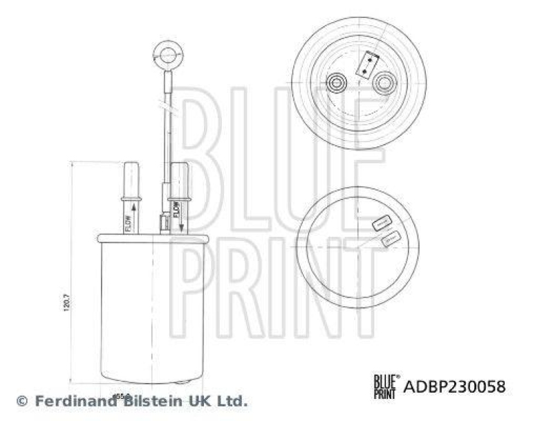 BLUE PRINT ADBP230058 Kraftstofffilter f&uuml;r MG