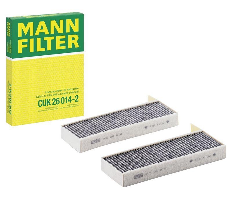 MANN-FILTER CUK 26 014-2 Innenraumluftfilter f&uuml;r PSA