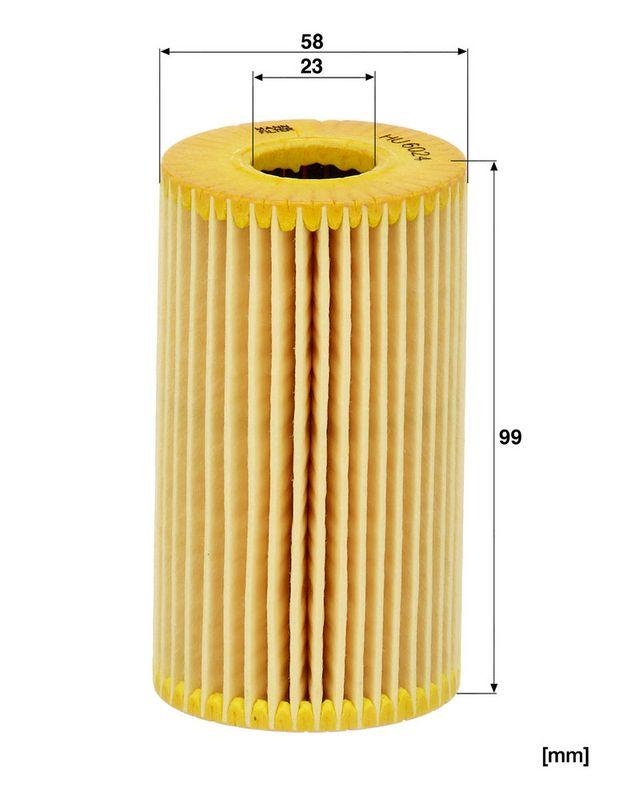 MANN-FILTER HU 6024 z &Ouml;lfilter f&uuml;r Land Rover