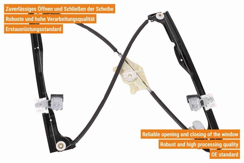 VAICO V10-9836 Fensterheber elektrisch vorne rechts f&uuml;r VW