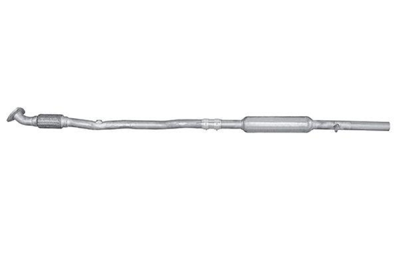 HELLA 8LC 366 024-701 Mittelschalldämpfer OPEL;VAUXHALL