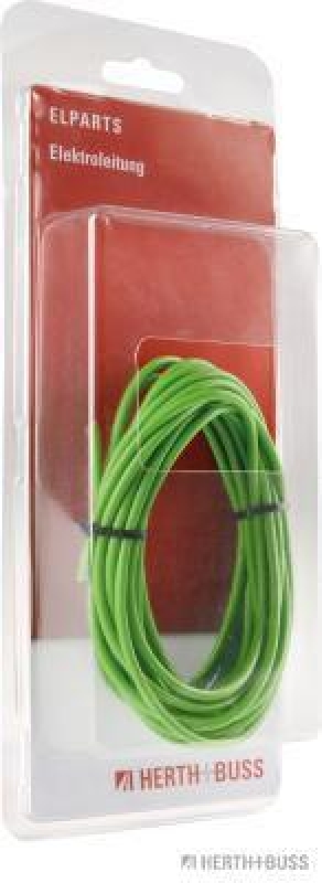 HERTH+BUSS 51275409004 Elektroleitung FLY 2,5 mm&sup2;, gr&uuml;n, PVC, 5 m